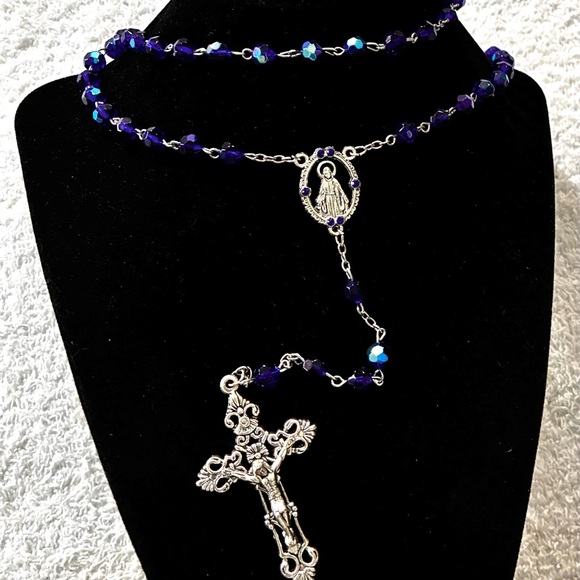 MIRACULOUS ROSARY blue iredescent - Picture 6 of 12